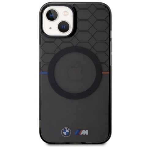 Etui BMW BMHMP14MHGPK iPhone 14 Plus/ 15 Plus 6.7" szary/grey Pattern MagSafe