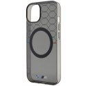 Etui BMW BMHMP14MHGPK iPhone 14 Plus / 15 Plus 6.7" szary/grey Pattern MagSafe