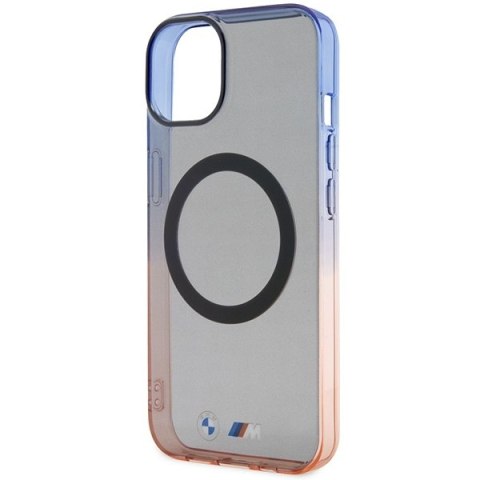 Etui BMW BMHMP14MHTGE iPhone 14 Plus/ 15 Plus 6.7" szary/grey hardcase Gradient Bumper MagSafe