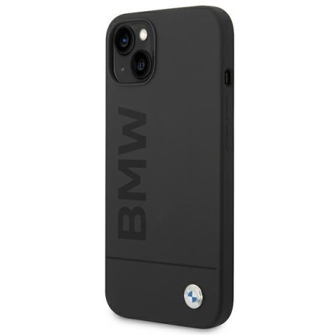 Etui BMW BMHMP14MSLBLBK iPhone 14 Plus/ 15 Plus 6,7" czarny/black hardcase Silicone Signature Logo Magsafe