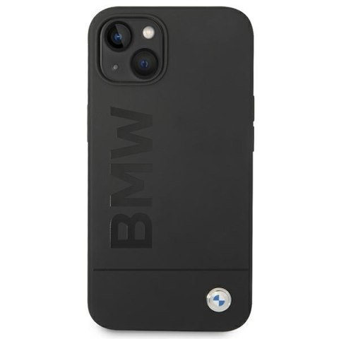 Etui BMW BMHMP14MSLBLBK iPhone 14 Plus/ 15 Plus 6,7" czarny/black hardcase Silicone Signature Logo Magsafe