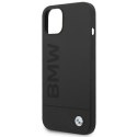 Etui BMW BMHMP14MSLBLBK iPhone 14 Plus / 15 Plus 6,7" czarny/black hardcase Silicone Signature Logo Magsafe