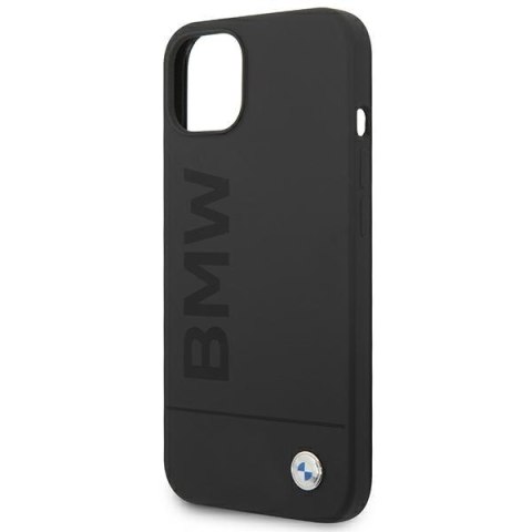 Etui BMW BMHMP14MSLBLBK iPhone 14 Plus/ 15 Plus 6,7" czarny/black hardcase Silicone Signature Logo Magsafe