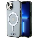 Etui BMW BMHMP14SHCRS iPhone 14 / 15 / 13 6.1" transparent hardcase Silver Ring MagSafe