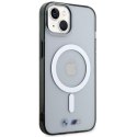 Etui BMW BMHMP14SHCRS iPhone 14 / 15 / 13 6.1" transparent hardcase Silver Ring MagSafe