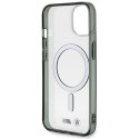 Etui BMW BMHMP14SHCRS iPhone 14 / 15 / 13 6.1" transparent hardcase Silver Ring MagSafe