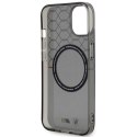 Etui BMW BMHMP14SHGPK iPhone 14 / 15 / 13 6.1" szary/grey Pattern MagSafe