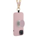 Etui JE 3in1 PopGrip iPhone 15 6.1" różowy/rose 30494 (Just Elegance)