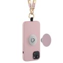 Etui JE 3in1 PopGrip iPhone 15 6.1" różowy/rose 30494 (Just Elegance)