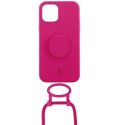 Etui JE PopGrip iPhone 11 Pro 5,8" różowy/orchid flower 30051 (Just Elegance)