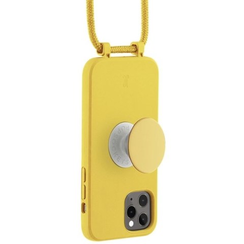 Etui JE PopGrip iPhone 11 Pro 5,8"żółty/rabbit`s paw 30052 (Just Elegance)