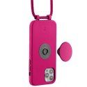 Etui JE PopGrip iPhone 12/12 Pro 6,1" różowy/orchid flower 30090 (Just Elegance)