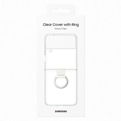 Etui Samsung EF-OF721CTEGWW Z Flip 4przezroczysty/transparent Clear Cover Ring