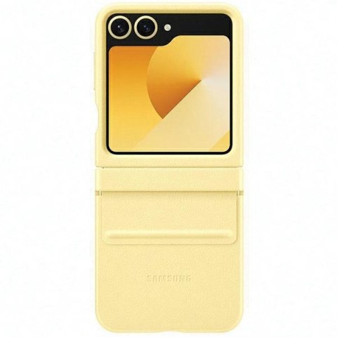 Etui Samsung EF-VF741PYEGWW Z Flip6 F741 / Z Flip7 FE żółty/yellow Flap ECO-Leather Case