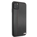 Etui hardcase BMW BMHCN65MCARBK iPhone11 Pro Max czarny/black PU Carbon