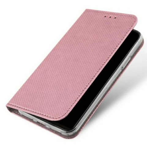 Etui Smart Magnet book Xiaomi Redmi 12różowo-złoty /rosegold