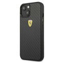 Ferrari FEHCP13SFCABK iPhone 13 mini 5,4" czarny/black hardcase On Track Real Carbon