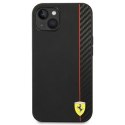 Ferrari FEHCP14MAXBK iPhone 14 Plus / 15Plus 6.7" czarny/black hardcase Carbon