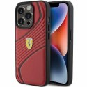 Ferrari FEHCP15LPTWR iPhone 15 Pro 6.1" czerwony/red hardcase Twist Metal Logo