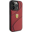 Ferrari FEHCP15LPTWR iPhone 15 Pro 6.1" czerwony/red hardcase Twist Metal Logo