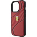 Ferrari FEHCP15LPTWR iPhone 15 Pro 6.1" czerwony/red hardcase Twist Metal Logo