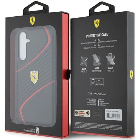 Ferrari FEHCS23FEPTWK S23 FE S711czarny/black hardcase Twist Metal Logo