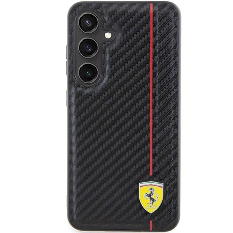 Ferrari FEHCS24MN3DUR S24+ S926 czarny/black hardcase Carbon Printed Line