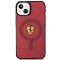 Ferrari FEHMP14SURKR iPhone 14 / 15 / 13 6.1" czerwony/red hardcase Translucent Magsafe