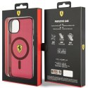 Ferrari FEHMP14SURKR iPhone 14 / 15 / 13 6.1" czerwony/red hardcase Translucent Magsafe