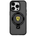 Ferrari FEHMP15MUSCAK iPhone 15 Plus / 14 Plus 6.7" czarny/black hardcase Ring Stand 2023 Collection MagSafe