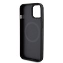 Ferrari FEHMP15SPTEK iPhone 15 / 14 / 13 6.1" czarny/black hardcase Carbon Metal Logo MagSafe
