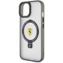 Ferrari FEHMP15SUSCAH iPhone 15 / 14 / 13 6.1" transparent hardcase Ring Stand 2023 Collection MagSafe