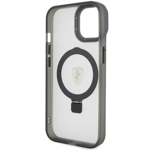 Ferrari FEHMP15SUSCAH iPhone 15 / 14 / 13 6.1" transparent hardcase Ring Stand 2023 Collection MagSafe