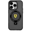 Ferrari FEHMP15SUSCAK iPhone 15 / 14 / 13 6.1" czarny/black hardcase Ring Stand 2023 Collection MagSafe
