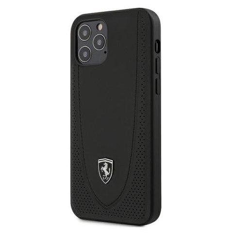 Ferrari FEOGOHCP12MBK iPhone12/12 Pro 6,1" czarny/black hardcase Off Track Perforated