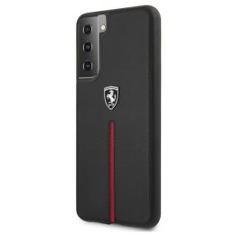 Ferrari FEOSIHCS21MBK S21+ G996czarny/black hardcase Off Track Leather Nylon Stripe