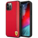Ferrari FESAXHCP12LRE iPhone 12 Pro Max6,7" czerwony/red hardcase On Track Carbon Stripe