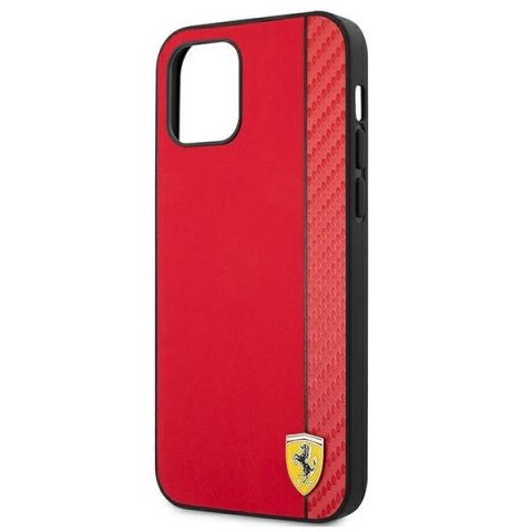 Ferrari FESAXHCP12LRE iPhone 12 Pro Max6,7" czerwony/red hardcase On Track Carbon Stripe