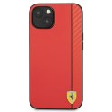 Ferrari FESAXHCP13SRE iPhone 13 mini5,4" czerwony/red hardcase On Track Carbon Stripe