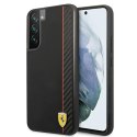 Ferrari FESAXHCS22MBK S22+ S906czarny/black hardcase On Track Carbon Stripe