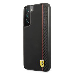 Ferrari FESAXHCS22MBK S22+ S906czarny/black hardcase On Track Carbon Stripe