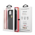 Ferrari FESPEHCP12MBK iPhone12/12 Pro 6,1" czarny/black hardcase On Track Perforated
