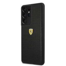 Ferrari FESPEHCS21LBK S21 Ultra G996czarny/black hardcase On Track Perforated