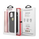 Ferrari FESSIHCP12SBK iPhone 12 mini 5,4" czarny/black hardcase On Track Silicone