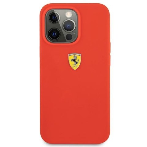 Ferrari FESSIHCP13XRE iPhone 13 Pro Max6,7" czerwony/red hardcase Silicone