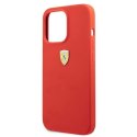 Ferrari FESSIHCP13XRE iPhone 13 Pro Max6,7" czerwony/red hardcase Silicone