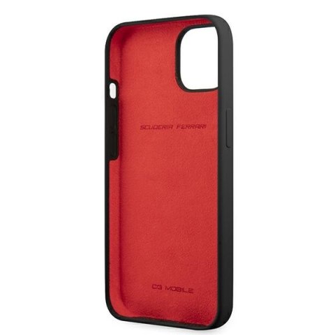 Ferrari FESSIHCP13MBK iPhone 13 / 14 /15 6.1" czarny/black hardcase Silicone