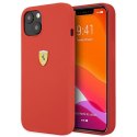 Ferrari FESSIHCP13SRE iPhone 13 mini5,4" czerwony/red hardcase Silicone