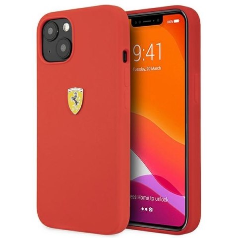 Ferrari FESSIHCP13SRE iPhone 13 mini5,4" czerwony/red hardcase Silicone