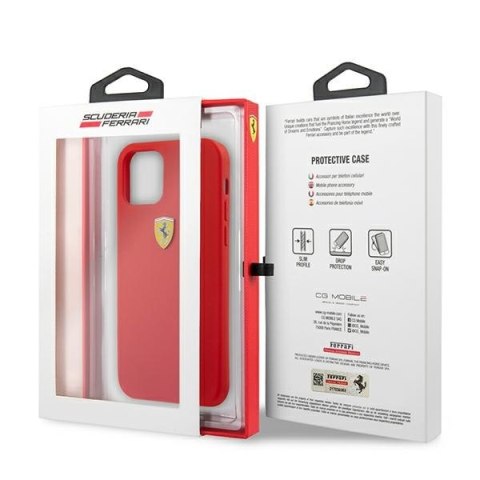 Ferrari FESSIHCP13SRE iPhone 13 mini5,4" czerwony/red hardcase Silicone
